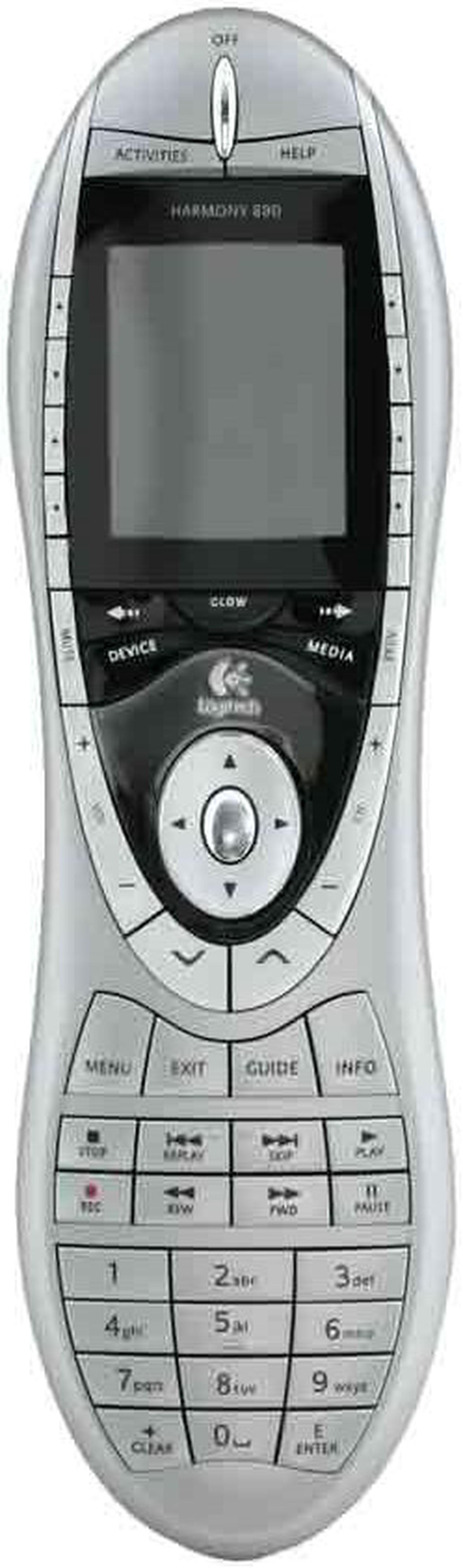 Logitech Harmony 890 Universal Infrared / RF Remote Control