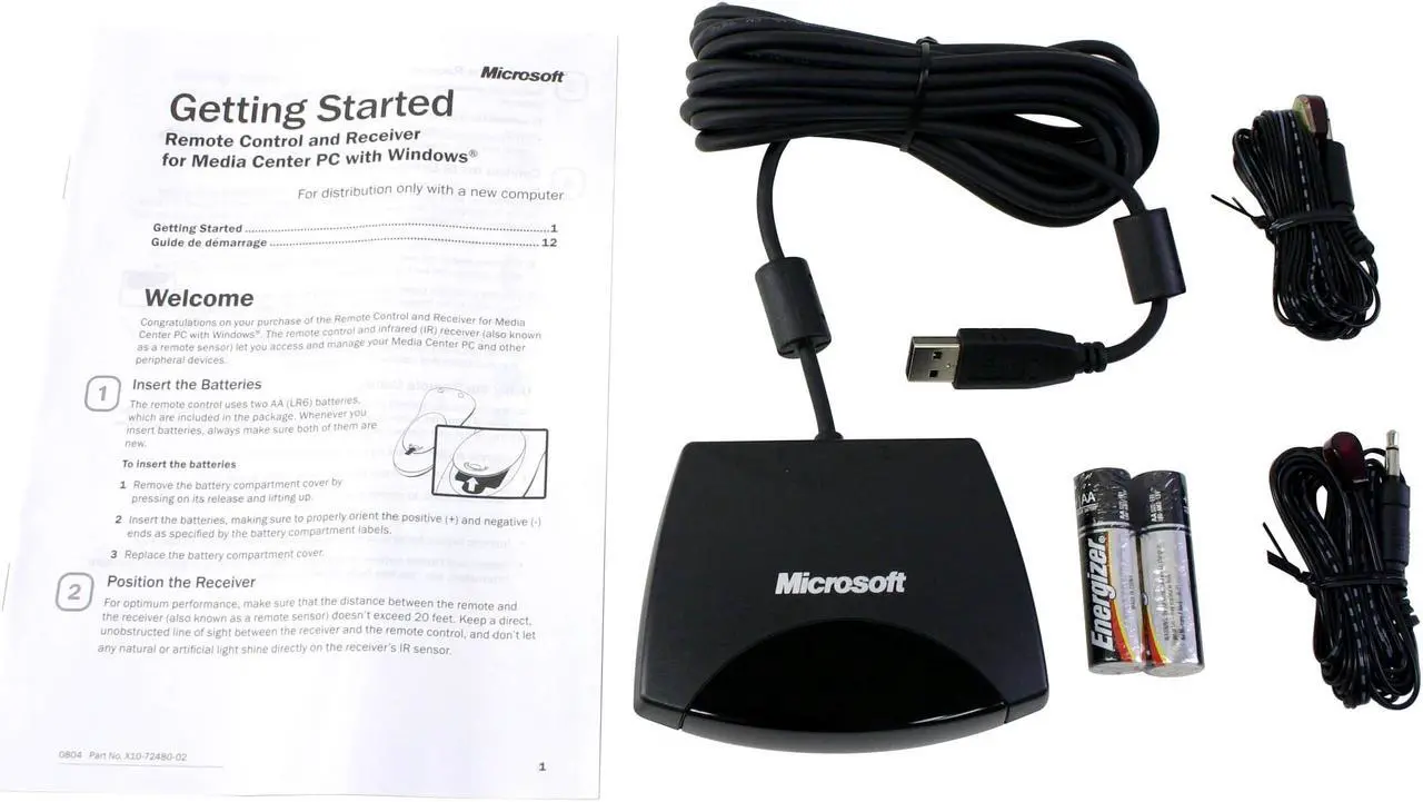 Alt view image 4 of 4 - Microsoft A9O-00007 WinXP Media Center Infrared Remote Control