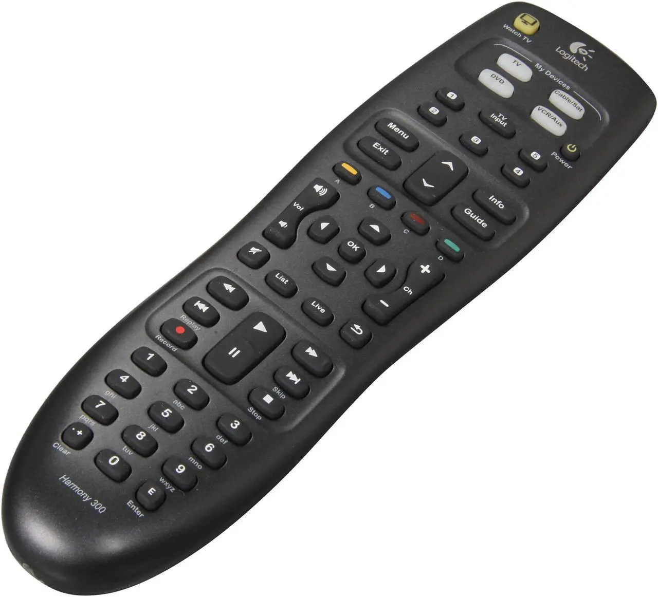 Alt view image 2 of 4 - Logitech Recertified 915-000132 Universal Harmony 300 Remote Control