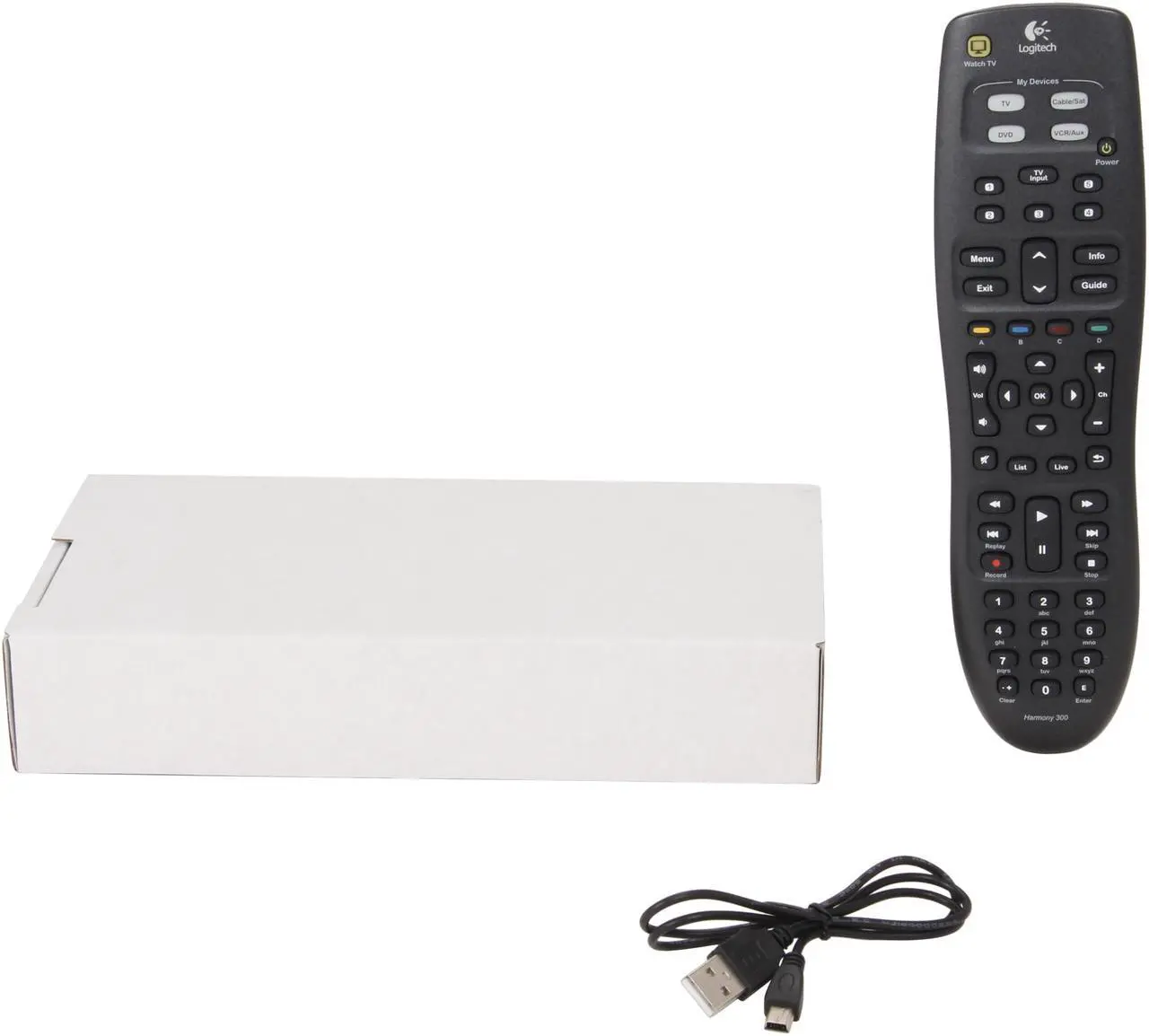Alt view image 4 of 4 - Logitech Recertified 915-000132 Universal Harmony 300 Remote Control