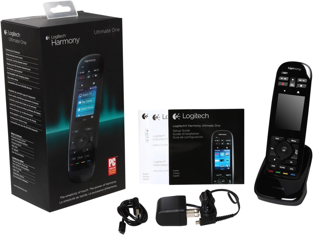 Alt view image 8 of 8 - Logitech Harmony Ultimate One Remote Infrared Remote Control 915-000224