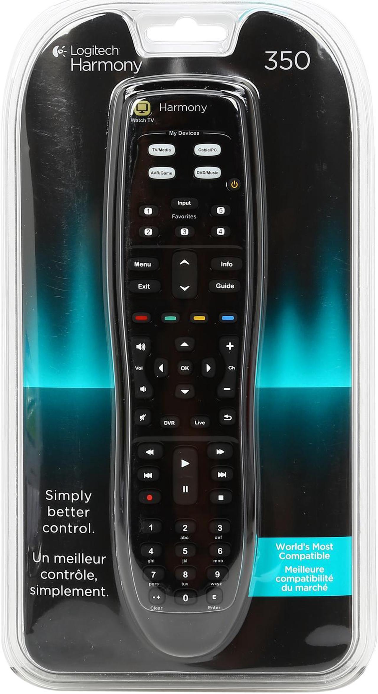 Alt view image 7 of 7 - Logitech 915-000230 Universal Harmony 350 Control One-touch
