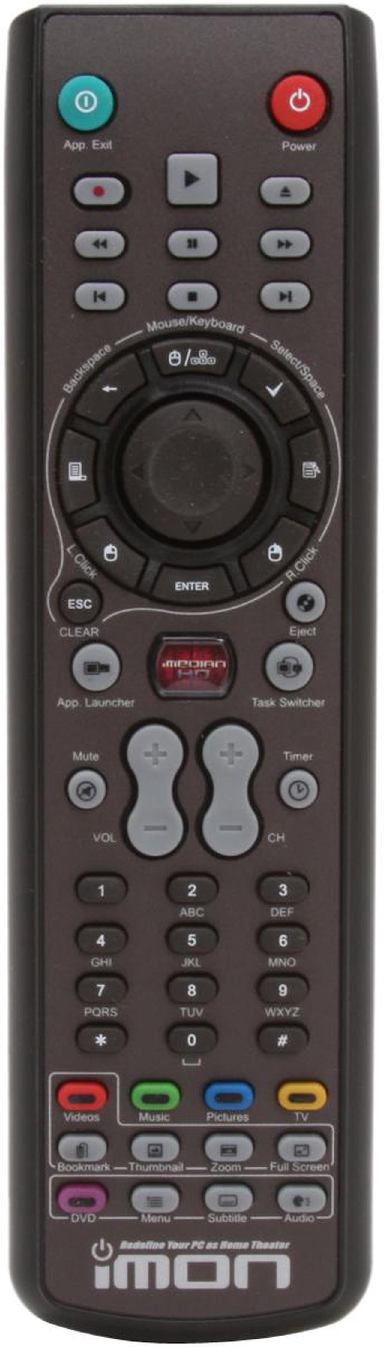 Alt view image 10 of 18 - soundgraph iMON UltraBay-B PC Infrared Remote Control Black