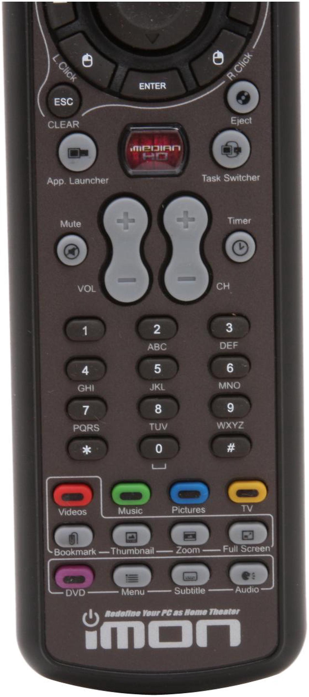 Alt view image 12 of 18 - soundgraph iMON UltraBay-B PC Infrared Remote Control Black