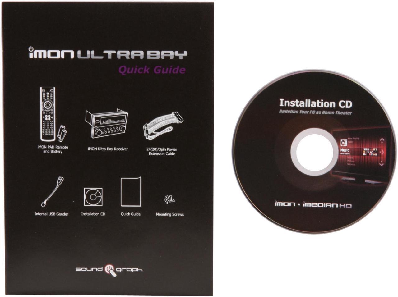 Alt view image 14 of 18 - soundgraph iMON UltraBay-B PC Infrared Remote Control Black