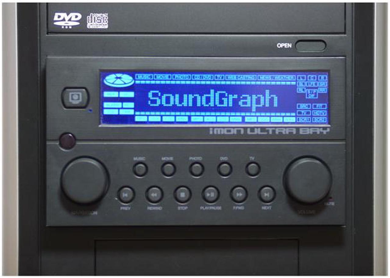 Alt view image 6 of 18 - soundgraph iMON UltraBay-B PC Infrared Remote Control Black