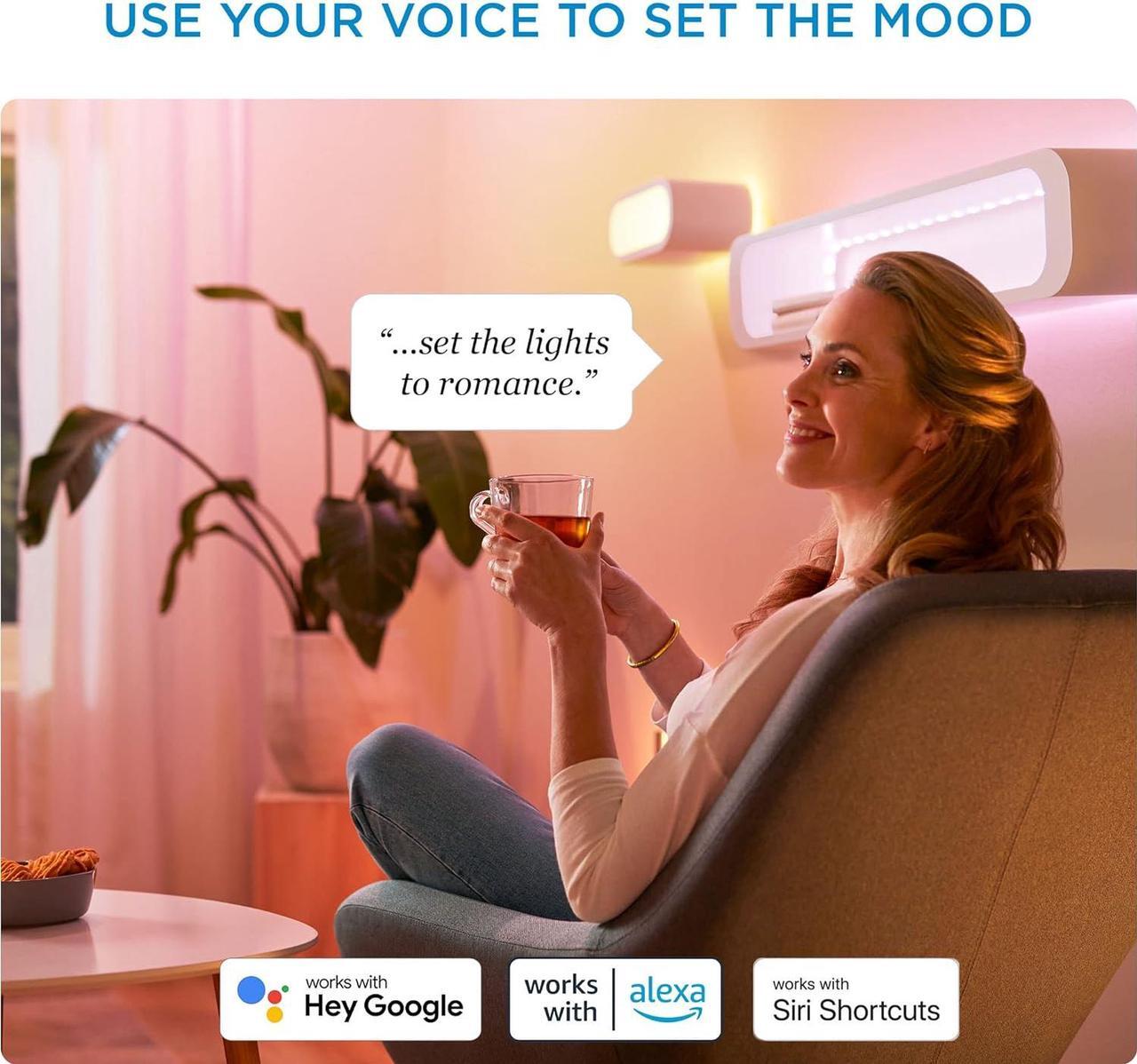 Alt view image 5 of 8 - Wiz 603639 Color 8.8W A19 E26 WiFi 2-Pack Smart Bulb