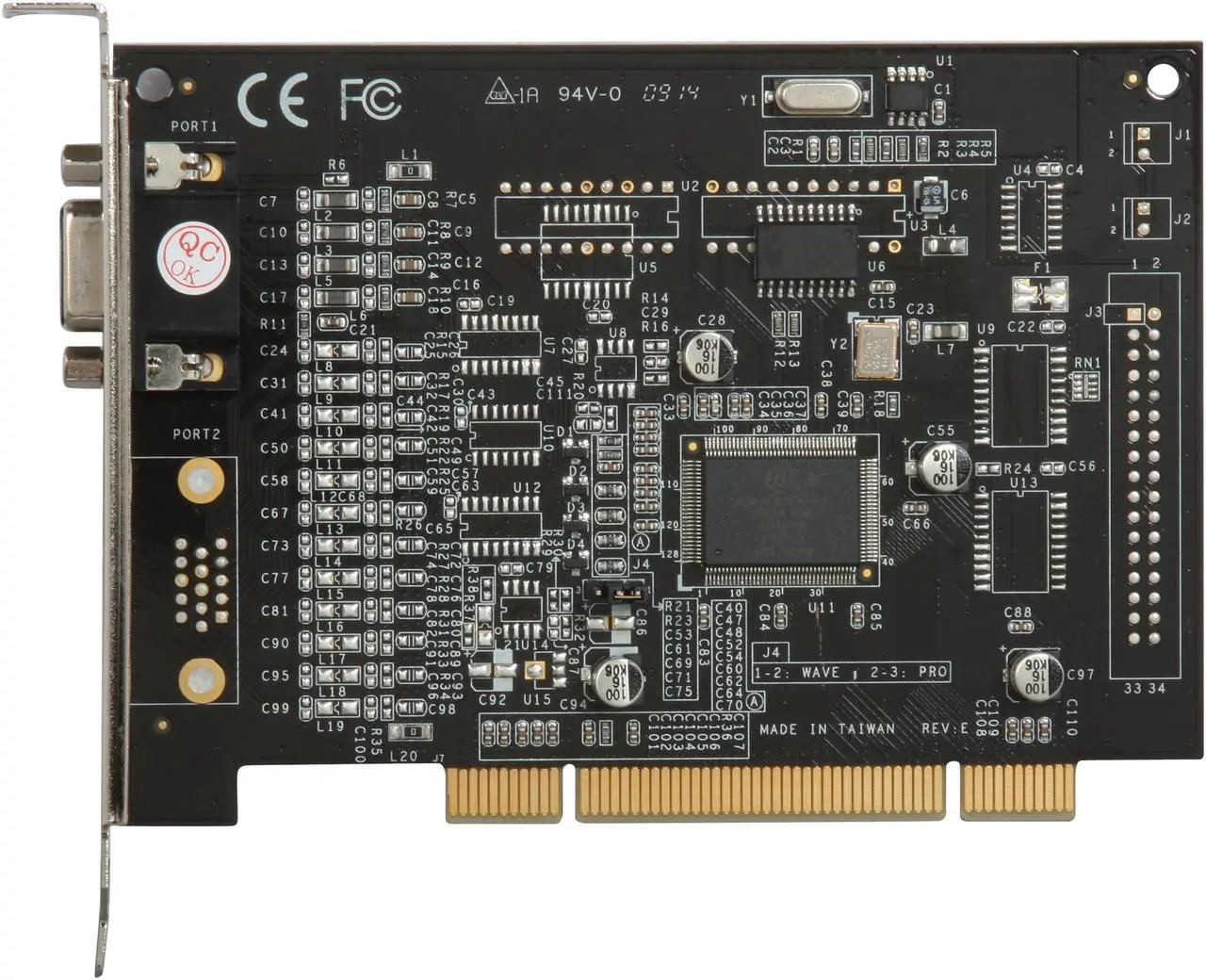 Alt view image 3 of 5 - Aposonic W-DVR 4 x BNC PCI DVR Card