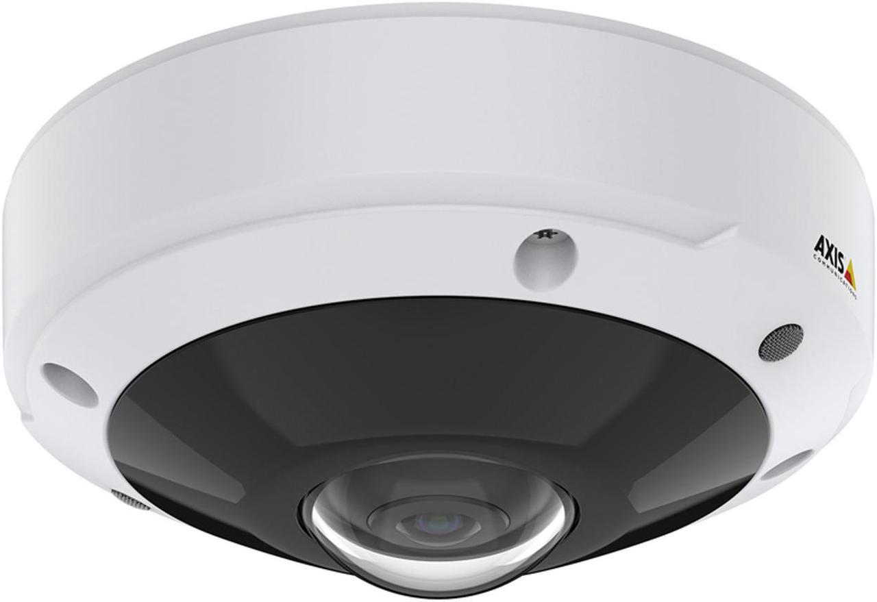 AXIS M3077-PLVE Network Camera 6 MP Outdoor-ready Dome With 360° Panoramic View and Audio Capture