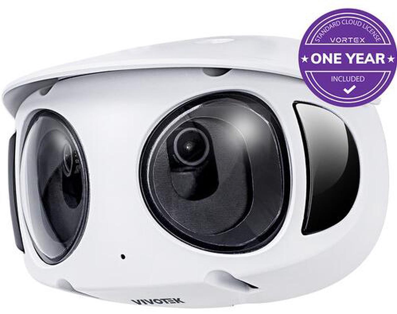 Main image of Vivotek MS930-EHV-1Y Vortex Premium Series 8MP Outdoor Panoramic Camera & 1-Year VSaaS License