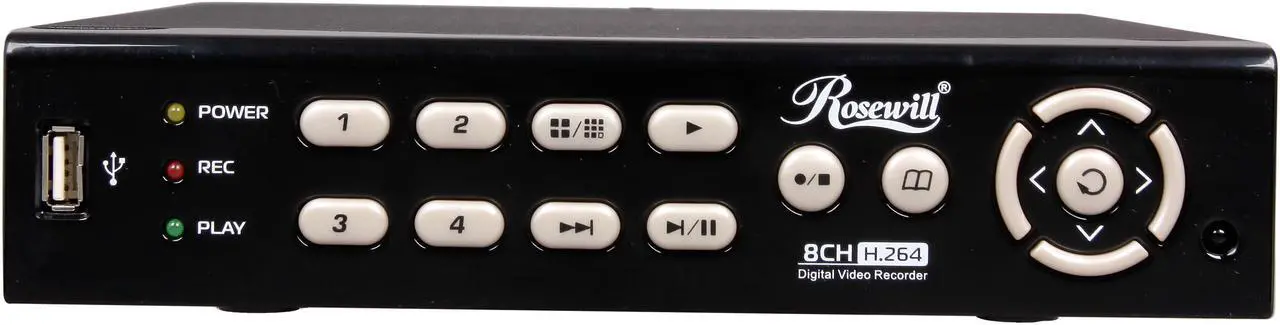 Alt view image 3 of 11 - Rosewill RSVA-12001 8 channel + 4 x 1/4" CMOS, 21 IR LED,  IR Cut filter Bullet Cameras, H.264 High performance DVR, Remote Monitoring/Real time record DVR Kit (HD Sold Separately)