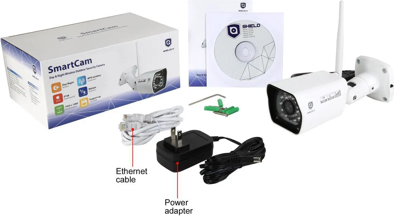 Alt view image 7 of 6 - SHIELDeye RSCM-121001W 1920 x 1080 MAX Resolution RJ45 / Wireless Surveillance Camera
