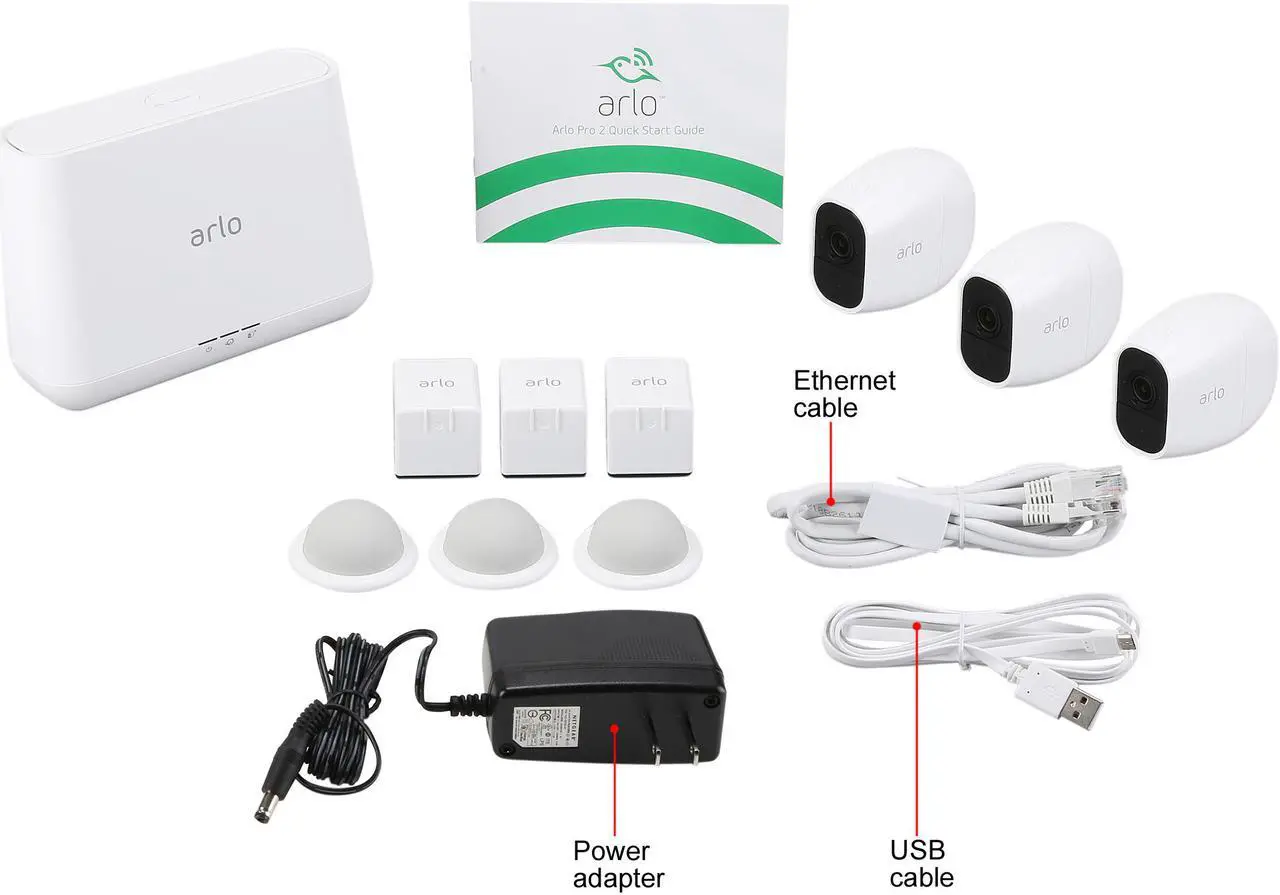Alt view image 12 of 12 - Arlo Pro 2 Wireless Security Camera System - 3 Rechargeable Battery Powered Wire-Free HD 1080p Night Vision Indoor/Outdoor with 2-Way Audio, Free Arlo Basic 7-Day Cloud Storage Recording - VMS4330P