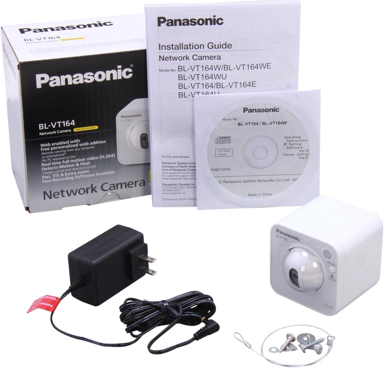 Alt view image 7 of 7 - Panasonic BL-VT164 1280 x 720 MAX Resolution RJ45 Pan-tilt Network Camera
