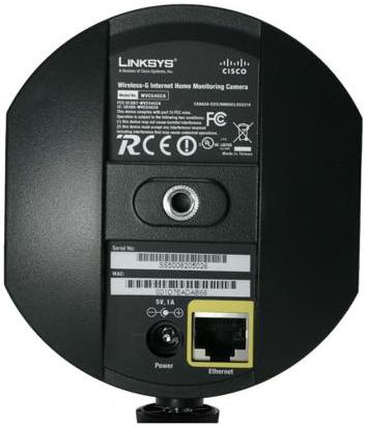 Alt view image 9 of 13 - LINKSYS WVC54GCA 640 x 480 MAX Resolution RJ45 Wireless-G Internet Home Monitoring Camera