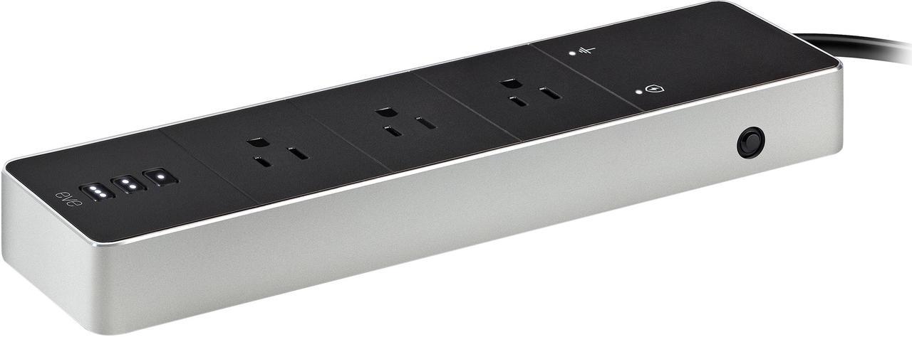 Eve Energy Strip - Smart Triple Outlet & Power Meter with Apple HomeKit technology