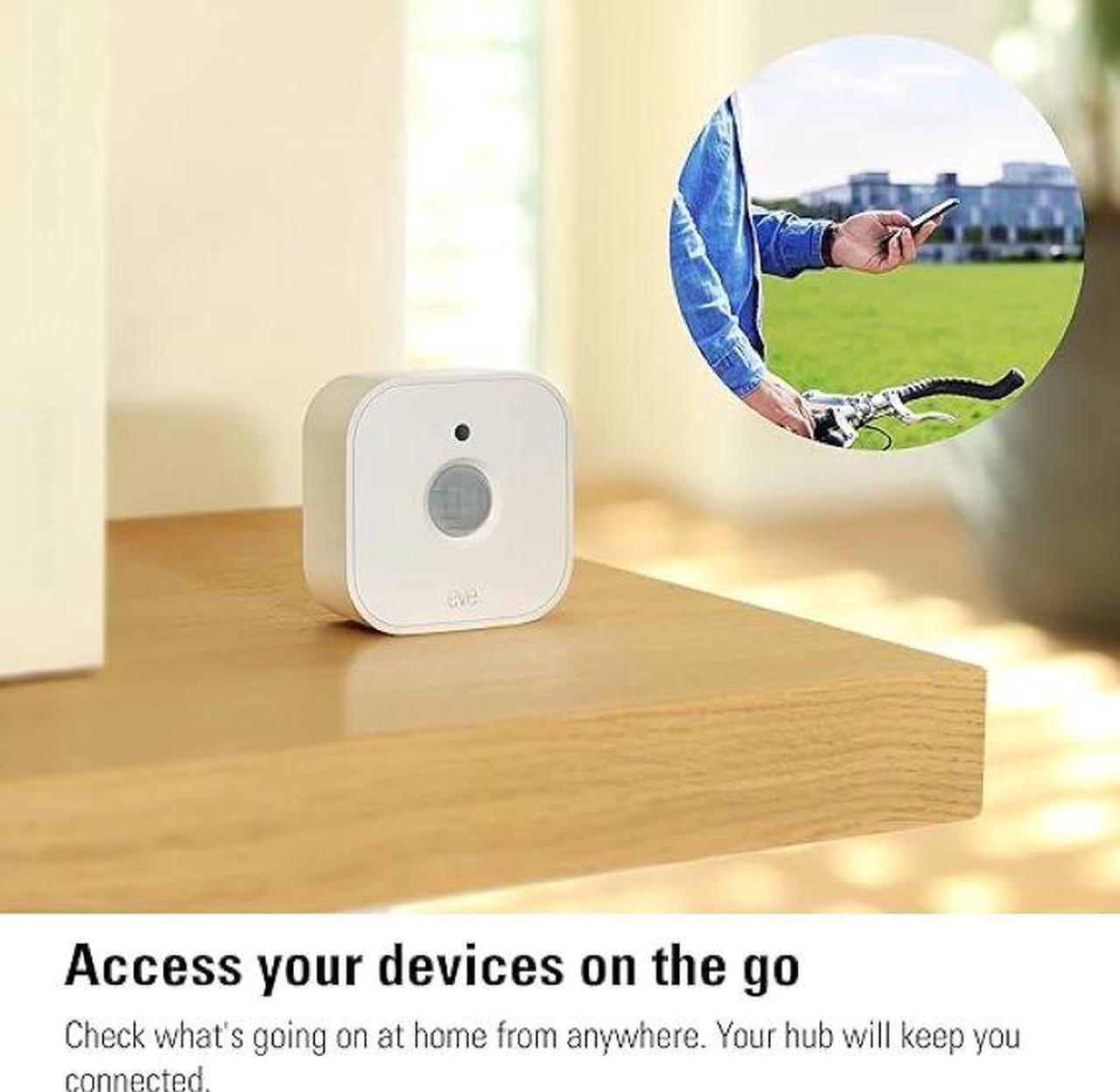Alt view image 5 of 6 - Eve Motion (Matter) - Smart motion sensor with light sensor, IPX3 water resistance, automatic activation of lights and devices, Thread