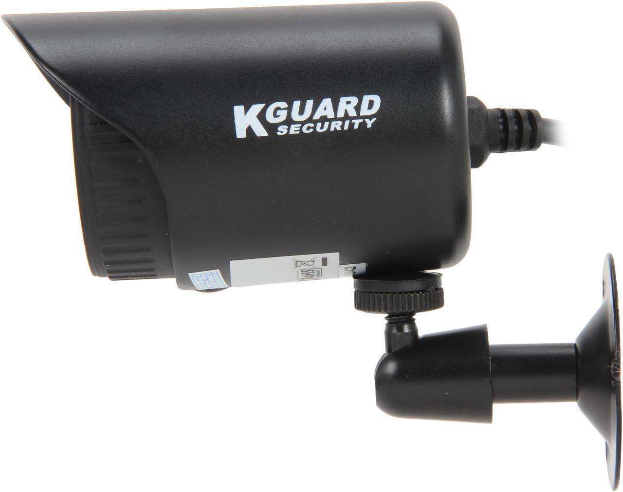Alt view image 4 of 10 - KGuard KG-OT401-4FW426A-500G 4 Channel DVR Security System & 4 Cameras 480 TVL with Smartphone and Tablet Remote viewing