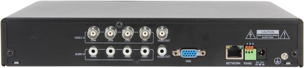 Alt view image 8 of 10 - KGuard KG-OT401-4FW426A-500G 4 Channel DVR Security System & 4 Cameras 480 TVL with Smartphone and Tablet Remote viewing