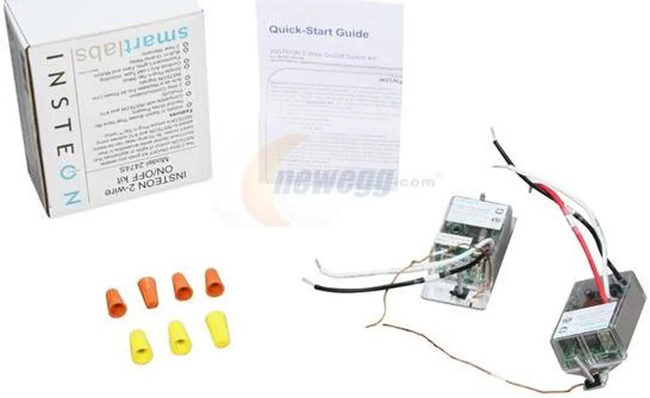 Alt view image 7 of 7 - SmartLabs 2474S 2-Wire INSTEON Switch Kit (Non-Dimming), White