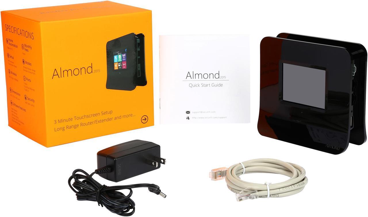 Alt view image 7 of 6 - Securifi Almond 2015 Long Range Touchscreen Wireless N300 Router / Range Extender + Home Automation Hub (3 Minute Setup)