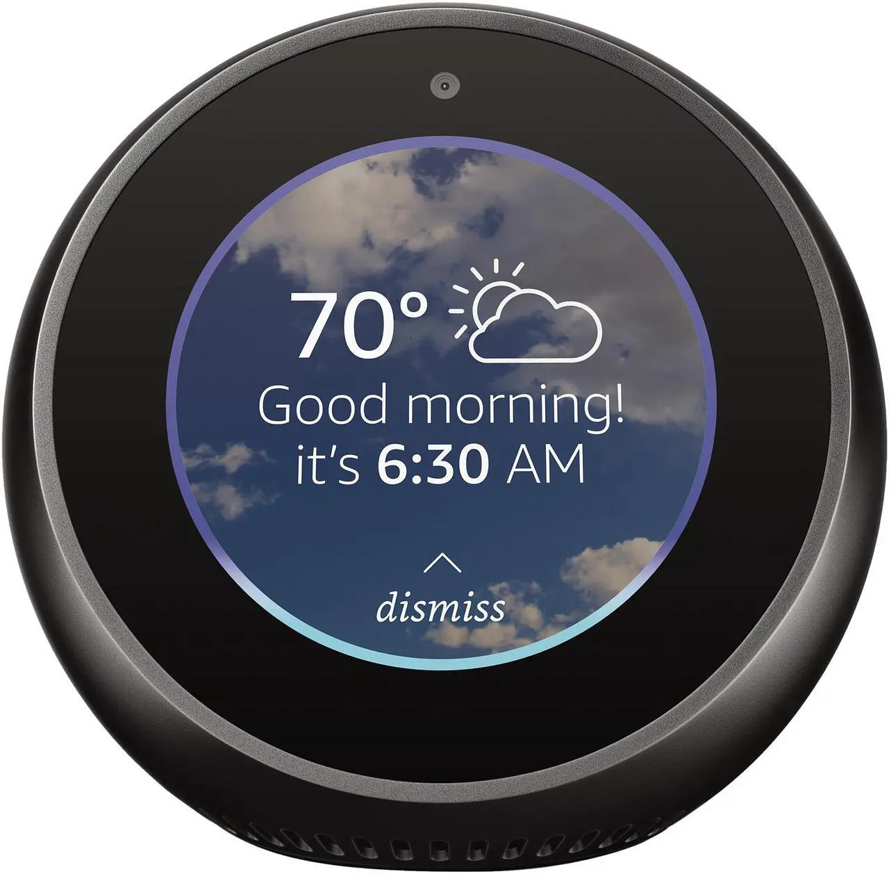 Alt view image 2 of 5 - Amazon Echo Spot - Black