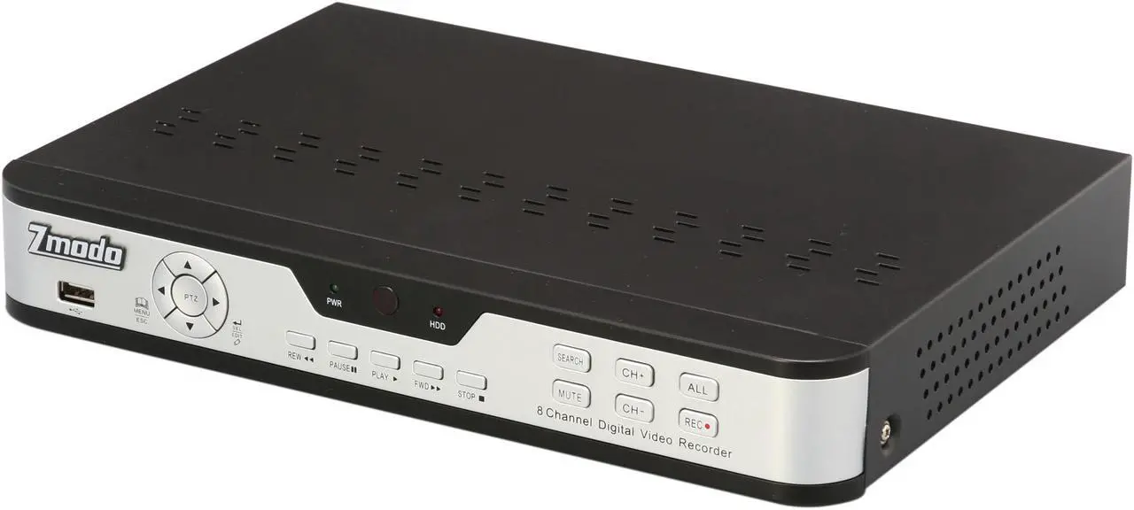 Alt view image 2 of 7 - Zmodo DVR-H9108V 8 x BNC 8 Channel CCTV Security Surveillance Security DVR - 3G Mobile