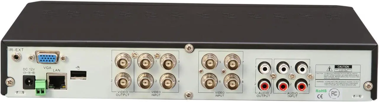 Alt view image 5 of 7 - Zmodo DVR-H9108V 8 x BNC 8 Channel CCTV Security Surveillance Security DVR - 3G Mobile