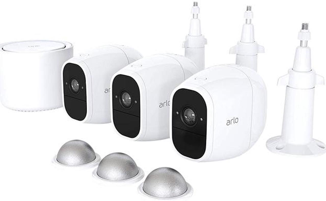 Main image of Arlo Pro 2 Wireless Security Camera System - 3 Rechargeable Battery Powered Wire-Free HD 1080p Night Vision Indoor/Outdoor with 2-Way Audio, Free Arlo Basic 7-Day Cloud Storage Recording