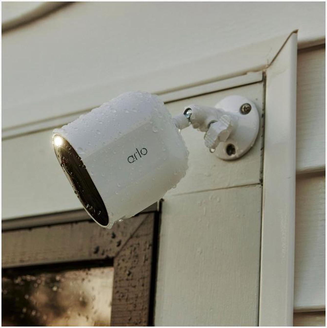 Alt view image 2 of 8 - Arlo Pro 5S 2K Spotlight Camera - 3 Pack Security Cameras Wireless Outdoor, Dual Band Wi-Fi, Color Night Vision, 2-Way Audio, Home Security Cameras, Home Improvement