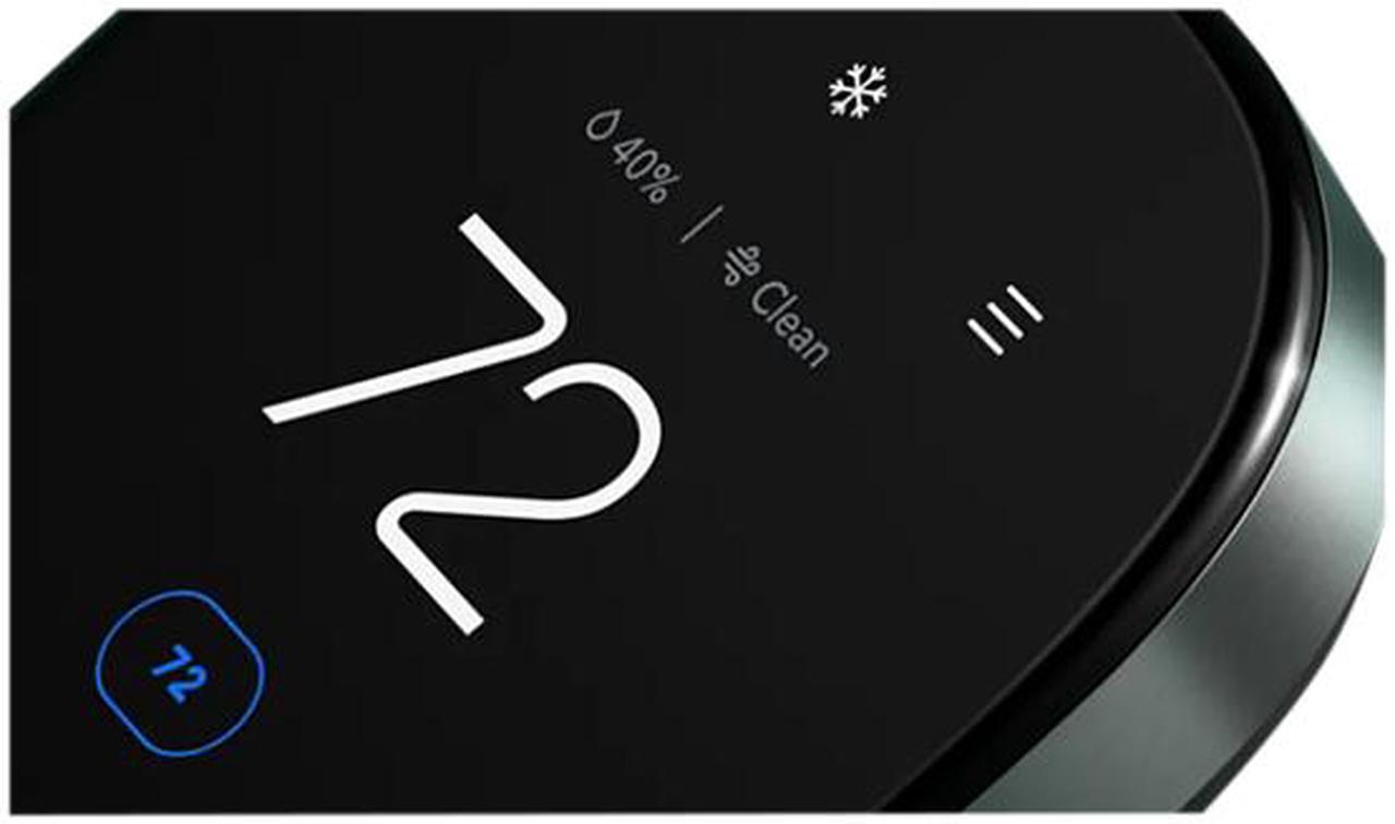 Alt view image 2 of 7 - ecobee New Smart Thermostat Premium with Smart Sensor and Air Quality Monitor - Programmable Wifi Thermostat - Works with Siri, Alexa, Google Assistant