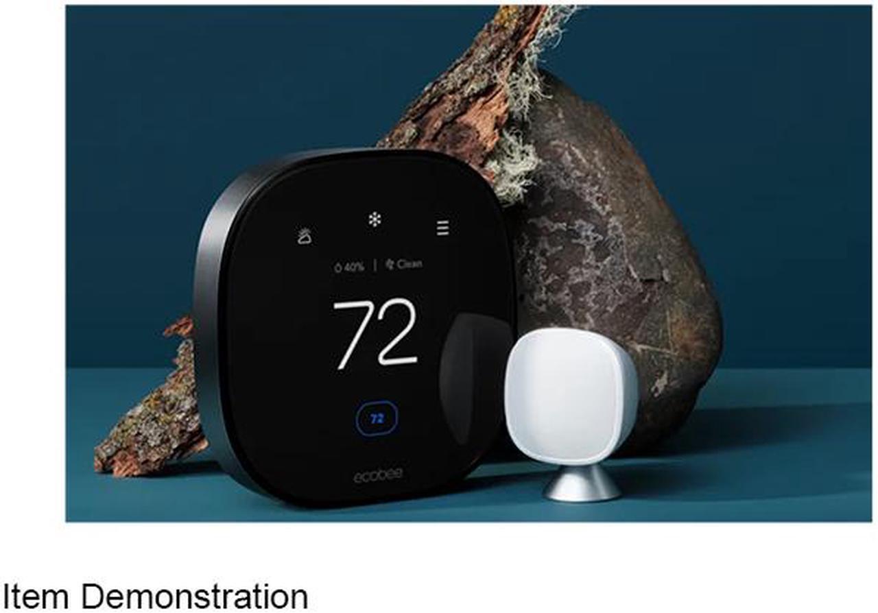 Alt view image 6 of 7 - ecobee New Smart Thermostat Premium with Smart Sensor and Air Quality Monitor - Programmable Wifi Thermostat - Works with Siri, Alexa, Google Assistant