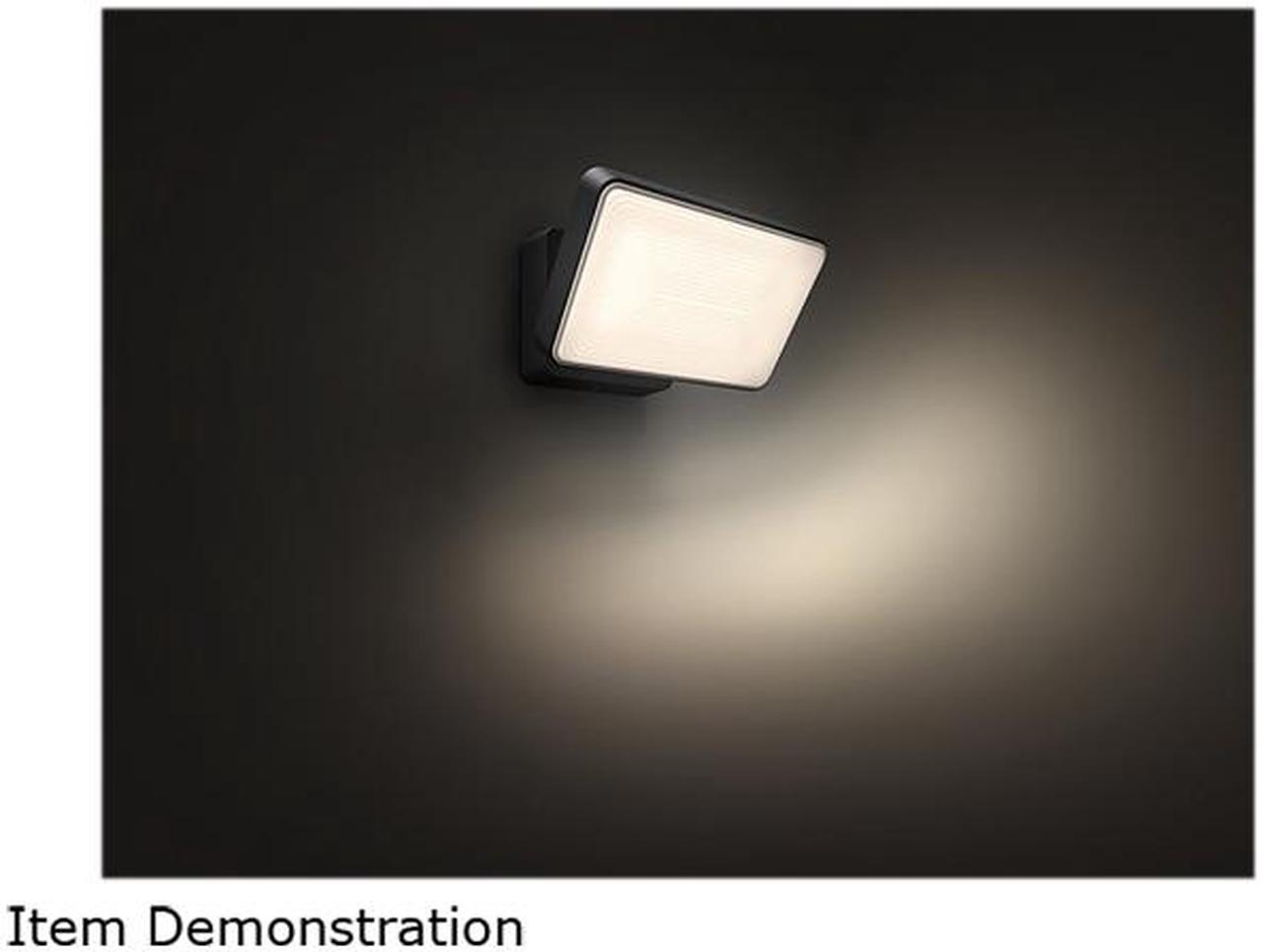 Alt view image 5 of 5 - Philips Hue Welcome Outdoor White Smart Floodlight for Smart Home (Hue Hub Required, Smart Light Works with Alexa, Apple Homekit and Google Assistant) - 1743630V7