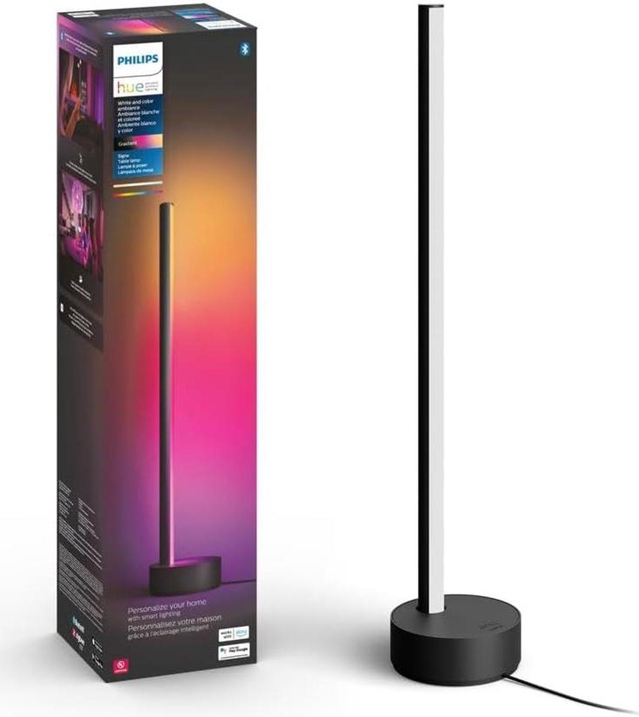 Philips Hue 569095 Gradient Signe Table Lamp, Compatible with Alexa, Apple HomeKit and Google Assistant, Black