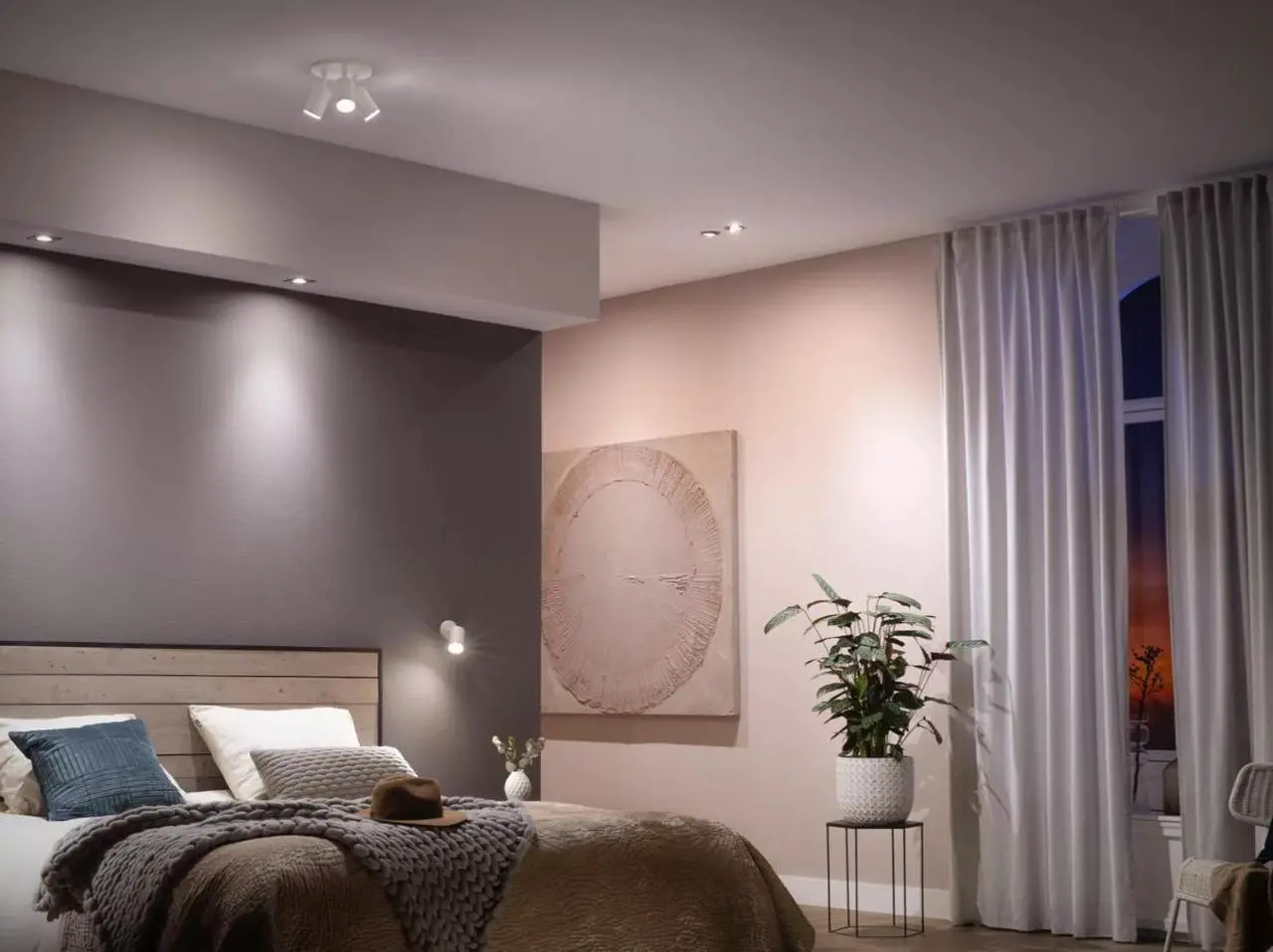 Alt view image 6 of 7 - Philips Hue 548792 White Ambiance GU10 2-Pack LED Smart Bulb