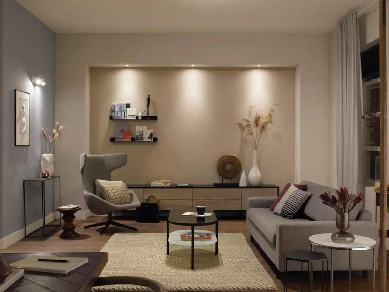 Alt view image 7 of 7 - Philips Hue 548792 White Ambiance GU10 2-Pack LED Smart Bulb