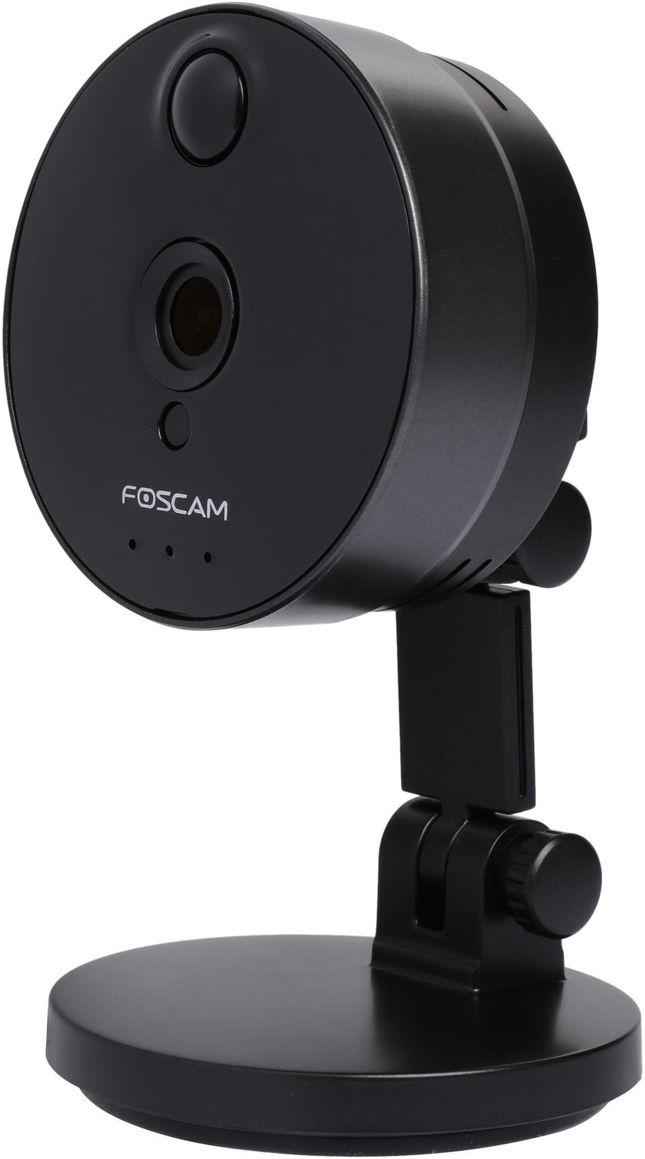 Alt view image 3 of 7 - Foscam C1 Indoor HD 720P Wireless Plug and Play IP Camera, with IR-Cut, Night Vision, 115 Degree Super Wide Viewing Angle, PIR Detection, Rich Media Message Push (Black)