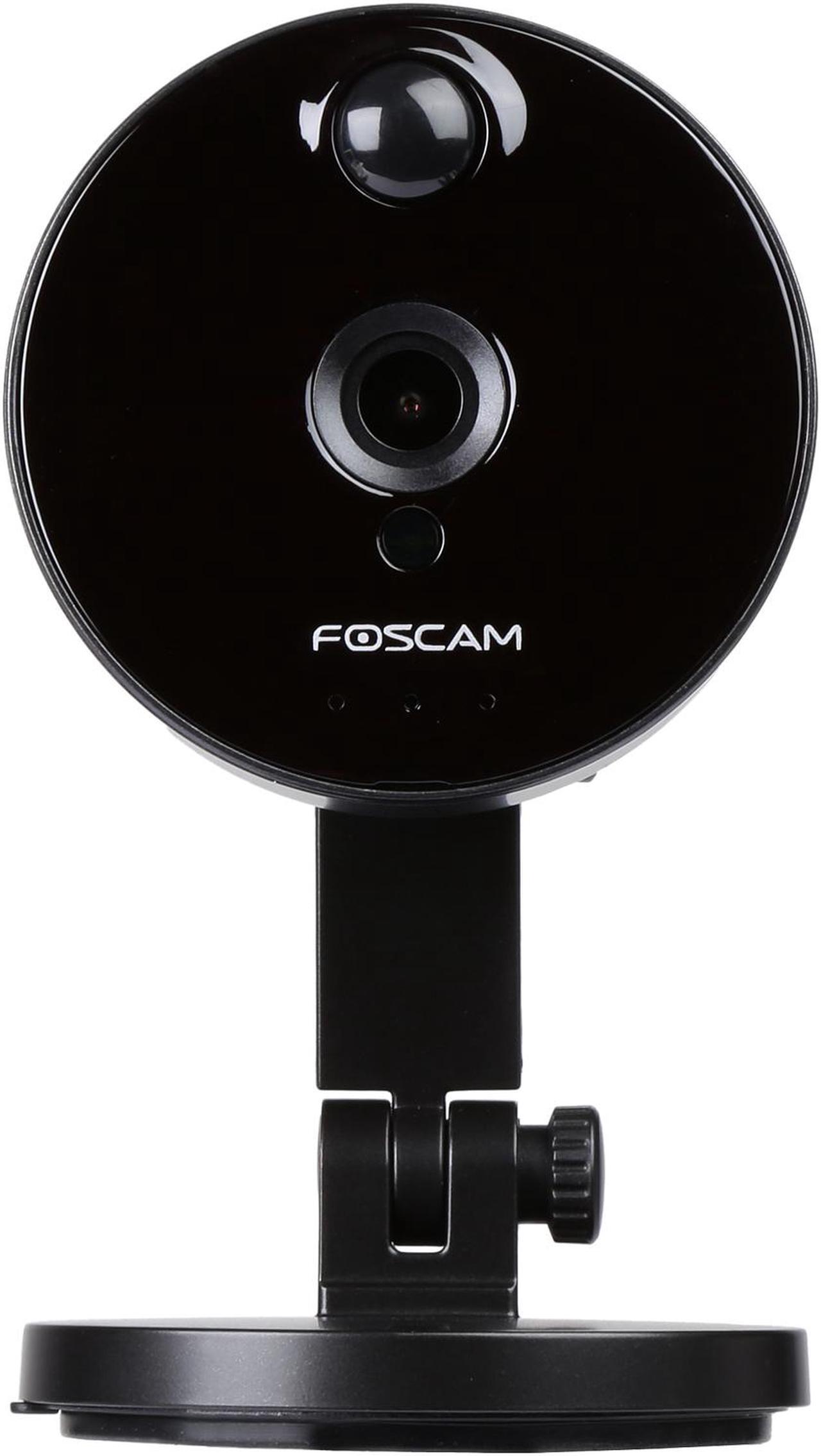 Alt view image 4 of 7 - Foscam C1 Indoor HD 720P Wireless Plug and Play IP Camera, with IR-Cut, Night Vision, 115 Degree Super Wide Viewing Angle, PIR Detection, Rich Media Message Push (Black)