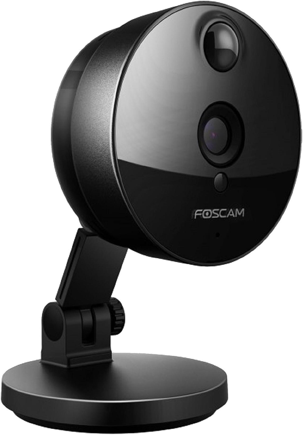 Main image of Foscam C1 Indoor HD 720P Wireless Plug and Play IP Camera, with IR-Cut, Night Vision, 115 Degree Super Wide Viewing Angle, PIR Detection, Rich Media Message Push (Black)