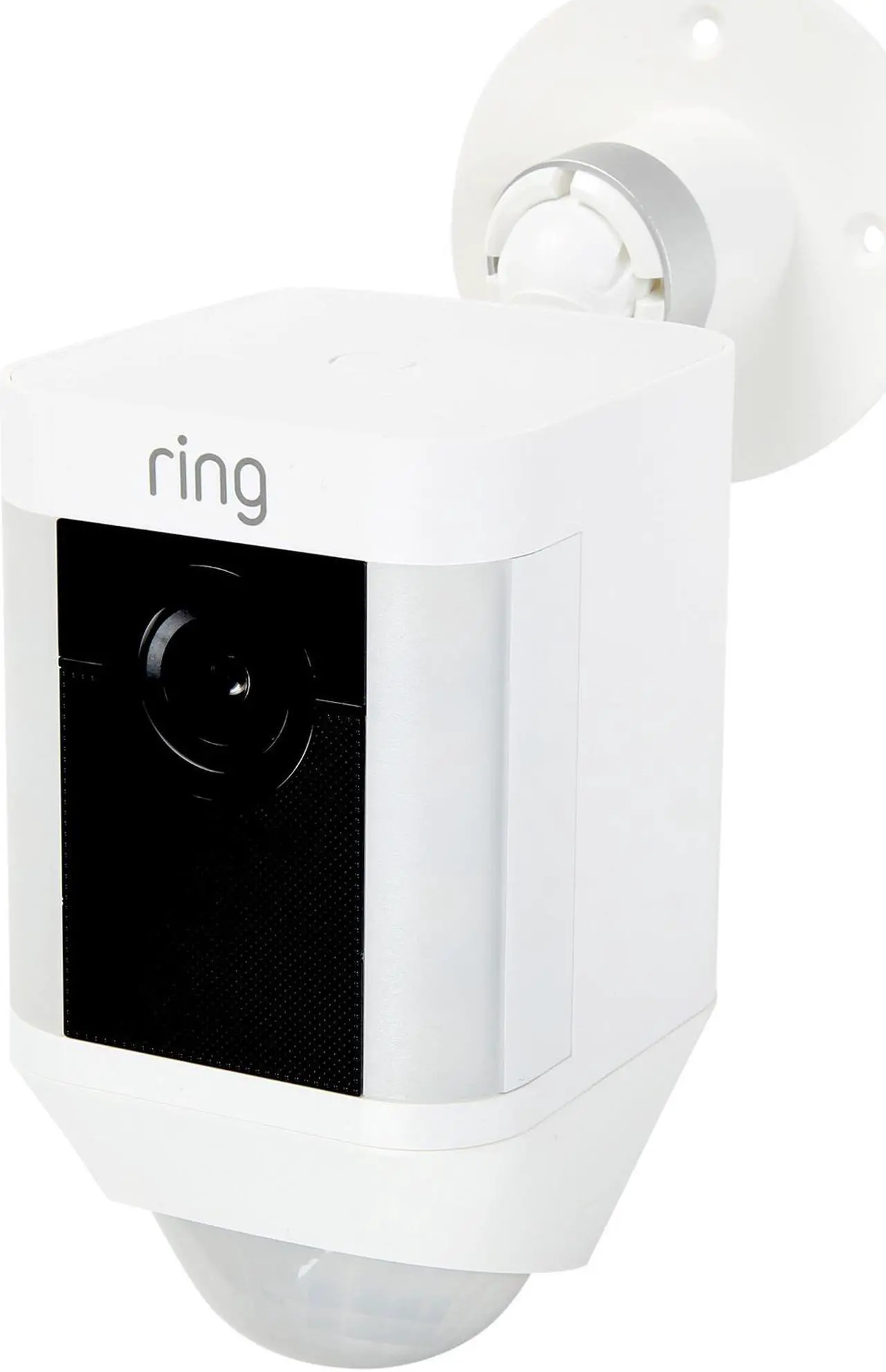 Main image of Ring Spotlight Cam Battery HD Security Camera with Built Two-Way Talk and a Siren Alarm, White