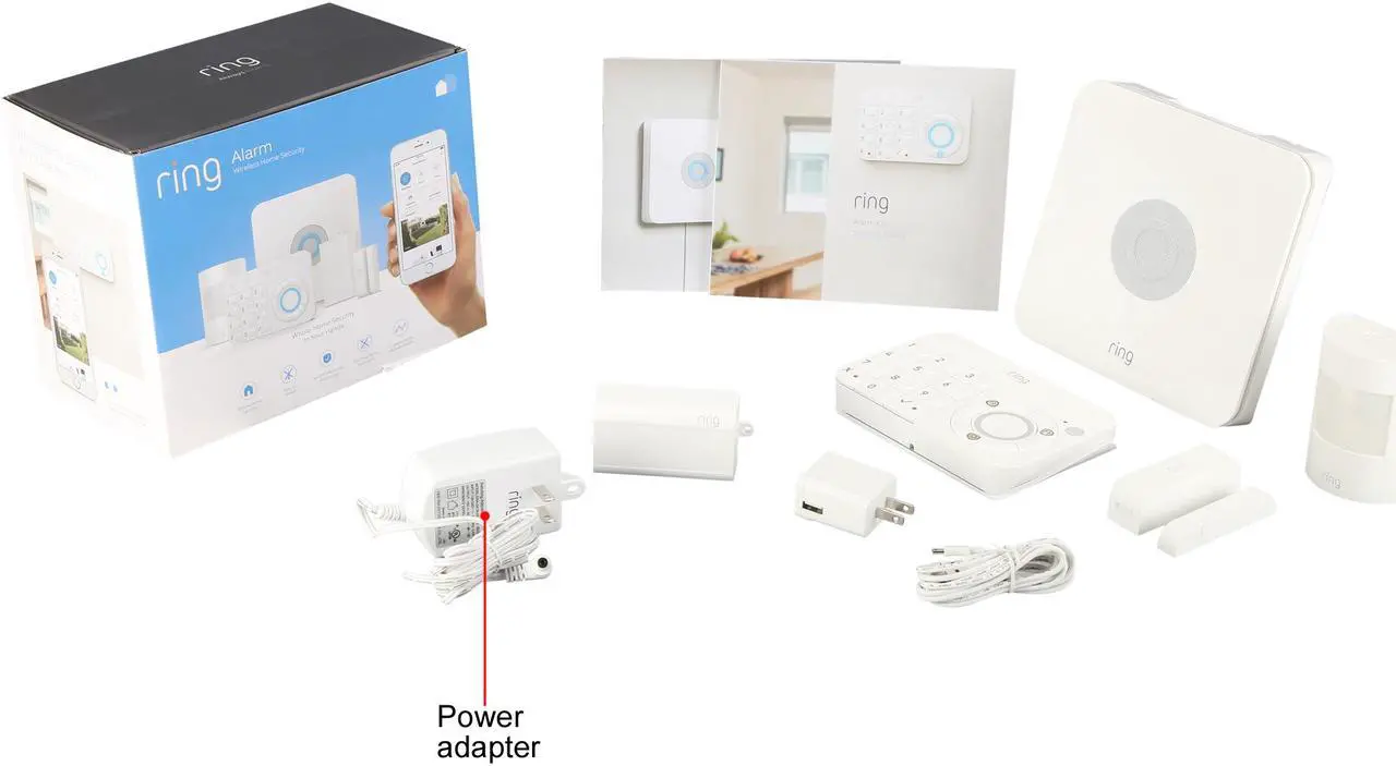 Alt view image 11 of 10 - Ring Alarm (5 Pcs Kit) Home Security System with Optional 24/7 Professional Monitoring, No contracts, Works with Alexa