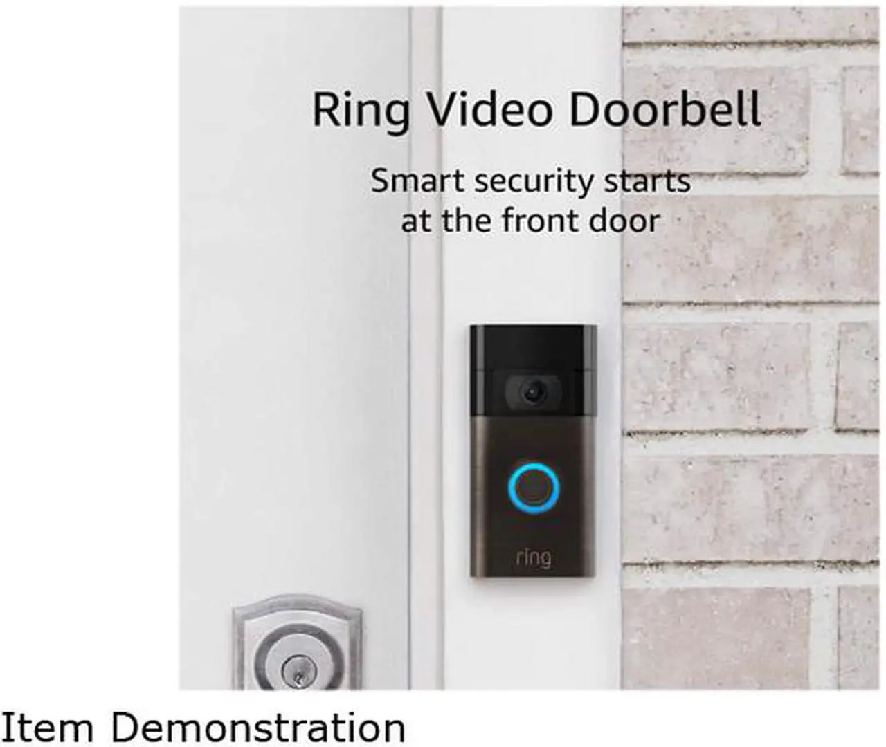 Alt view image 2 of 2 - Ring Video Doorbell - Newest Generation, 2020 Release - 1080p HD Video, Improved Motion Detection, Easy Installation - Venetian Bronze