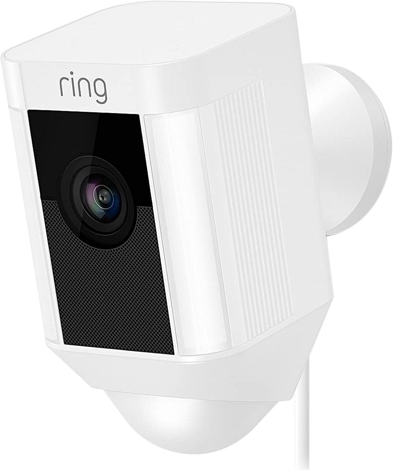 Ring Refurbished Indoor/Outdoor Wired 1080p Security Camera White