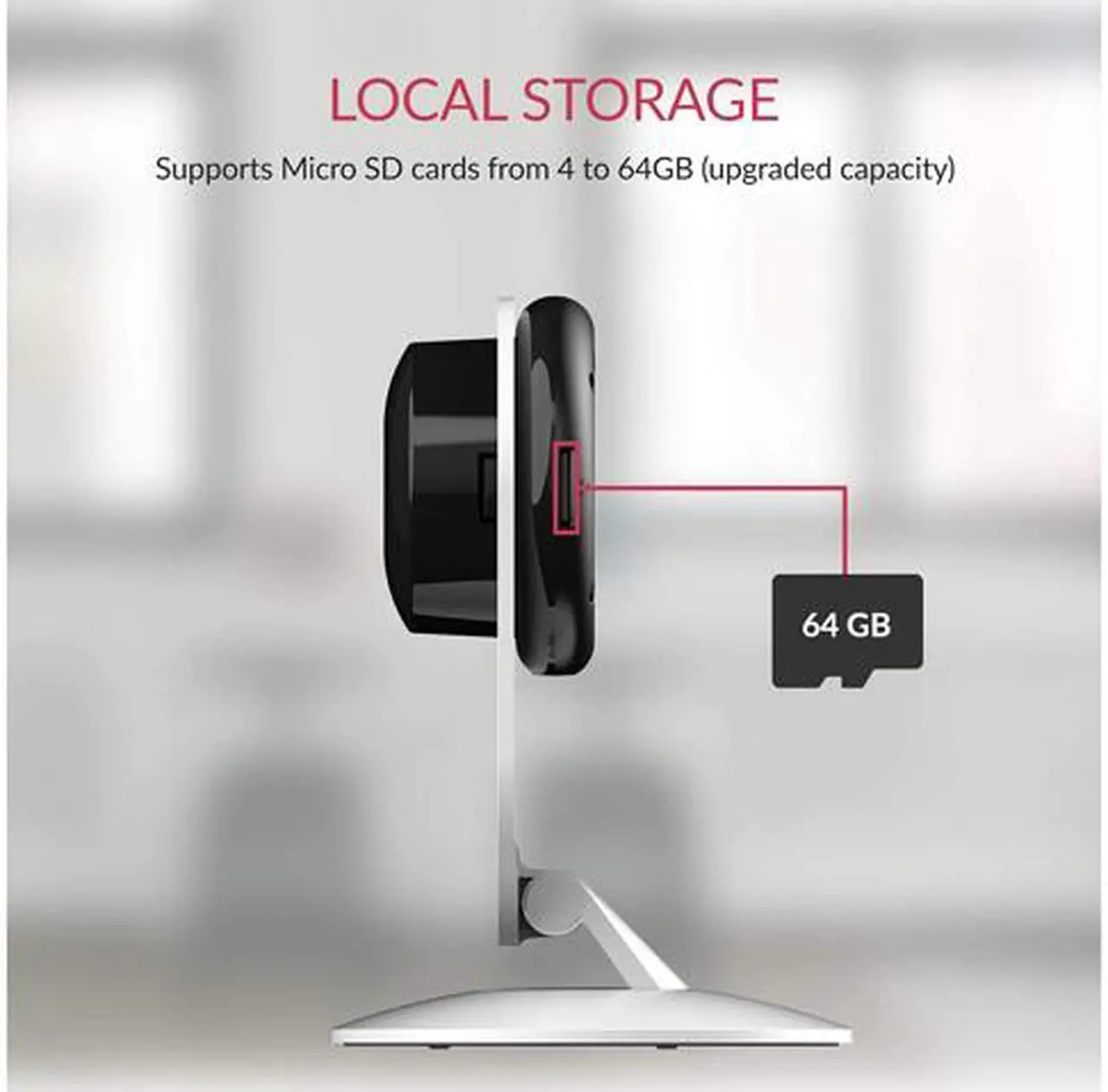 Alt view image 3 of 4 - YI Technology 1080p Wi-Fi Camera with Night Vision (4-Pack)