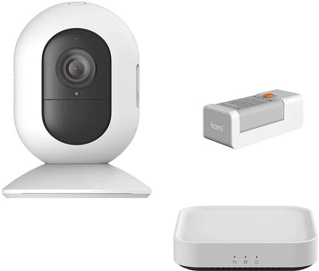 Main image of Kami 1080P Wire-Free Home Camera Kit, Wireless Outdoor Battery Security Camera with Motion Detection, Night Vision, Two-Way Audio and 6 Months 7-Day Cloud Service via Kami APP or YI Home APP (WK101)
