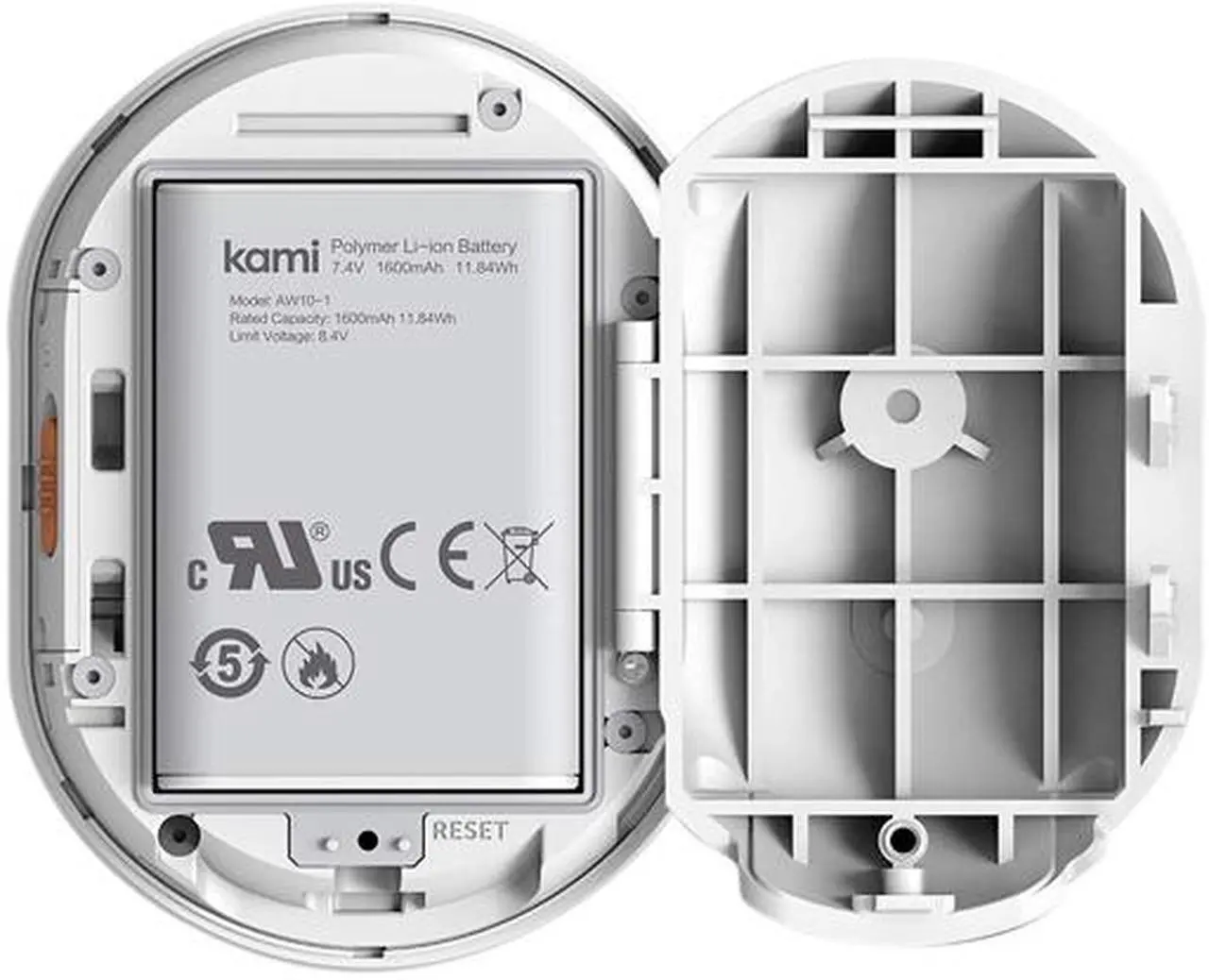 Alt view image 3 of 8 - Kami 1080P Wire-Free Home Camera Kit, Wireless Outdoor Battery Security Camera with Motion Detection, Night Vision, Two-Way Audio and 6 Months 7-Day Cloud Service via Kami APP or YI Home APP (WK101)