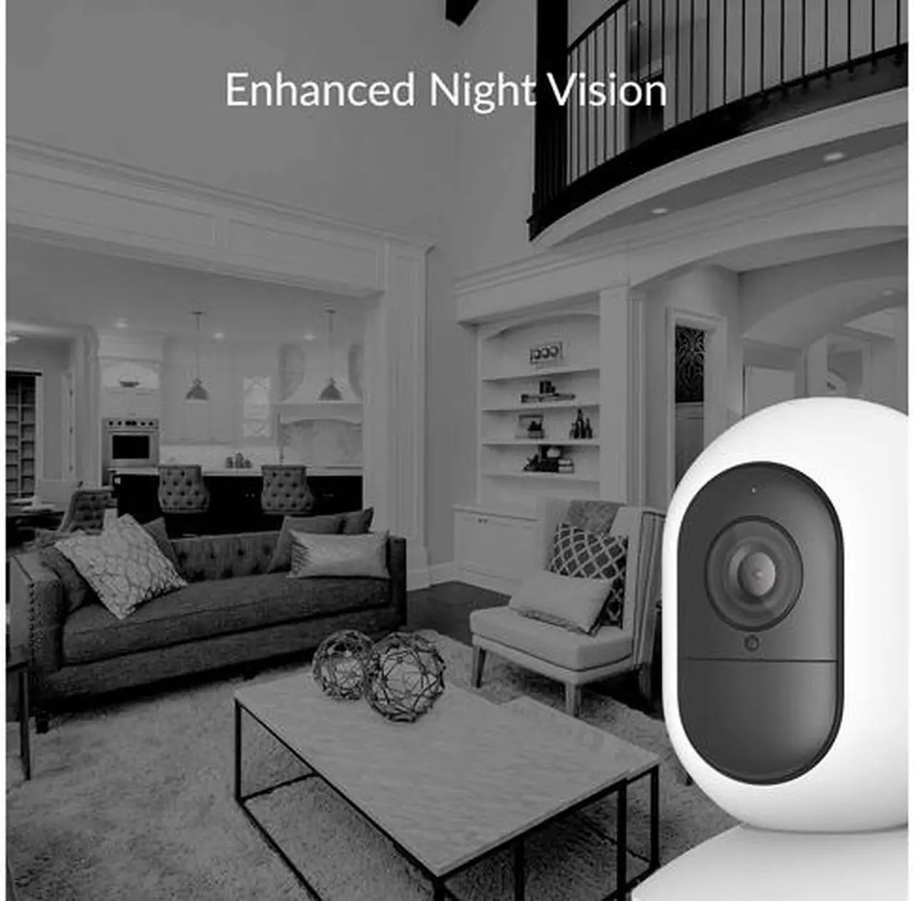 Alt view image 4 of 6 - Kami by Yi Camera HD 1080P Wire-Free Home Security Camera Kit, Outdoor Rechargeable Battery with Motion Detection, Night Vision, 2-Way Audio & 6 Months 7-Day Cloud Service via Kami APP or YI Home APP