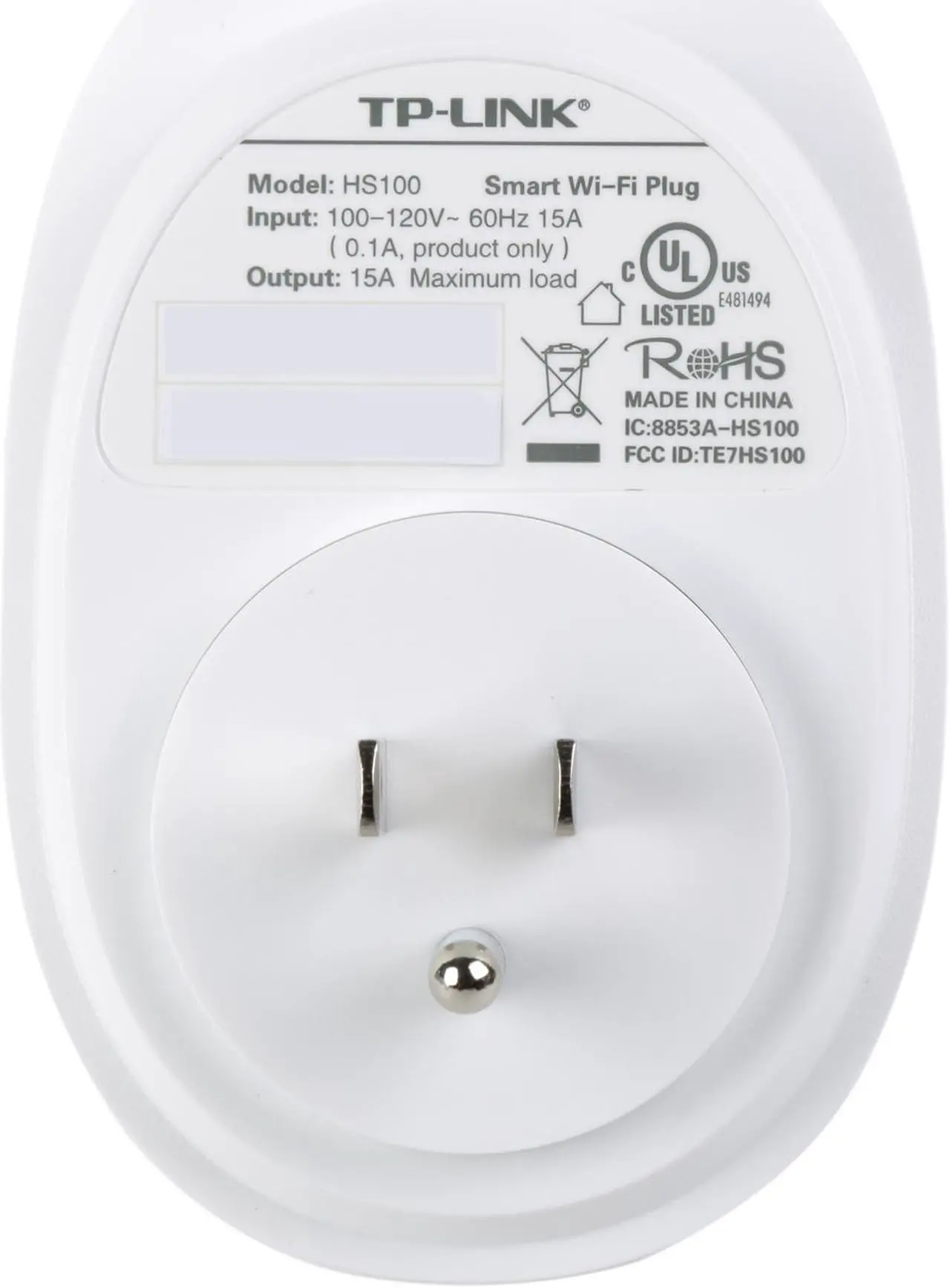 Alt view image 5 of 6 - TP-LINK HS100KIT Smart Plug, Wi-Fi Enabled, Control Your Electronics from Anywhere, Energy Saving, Compatible with Google Home and Amazon Echo Alexa (2-Pack)