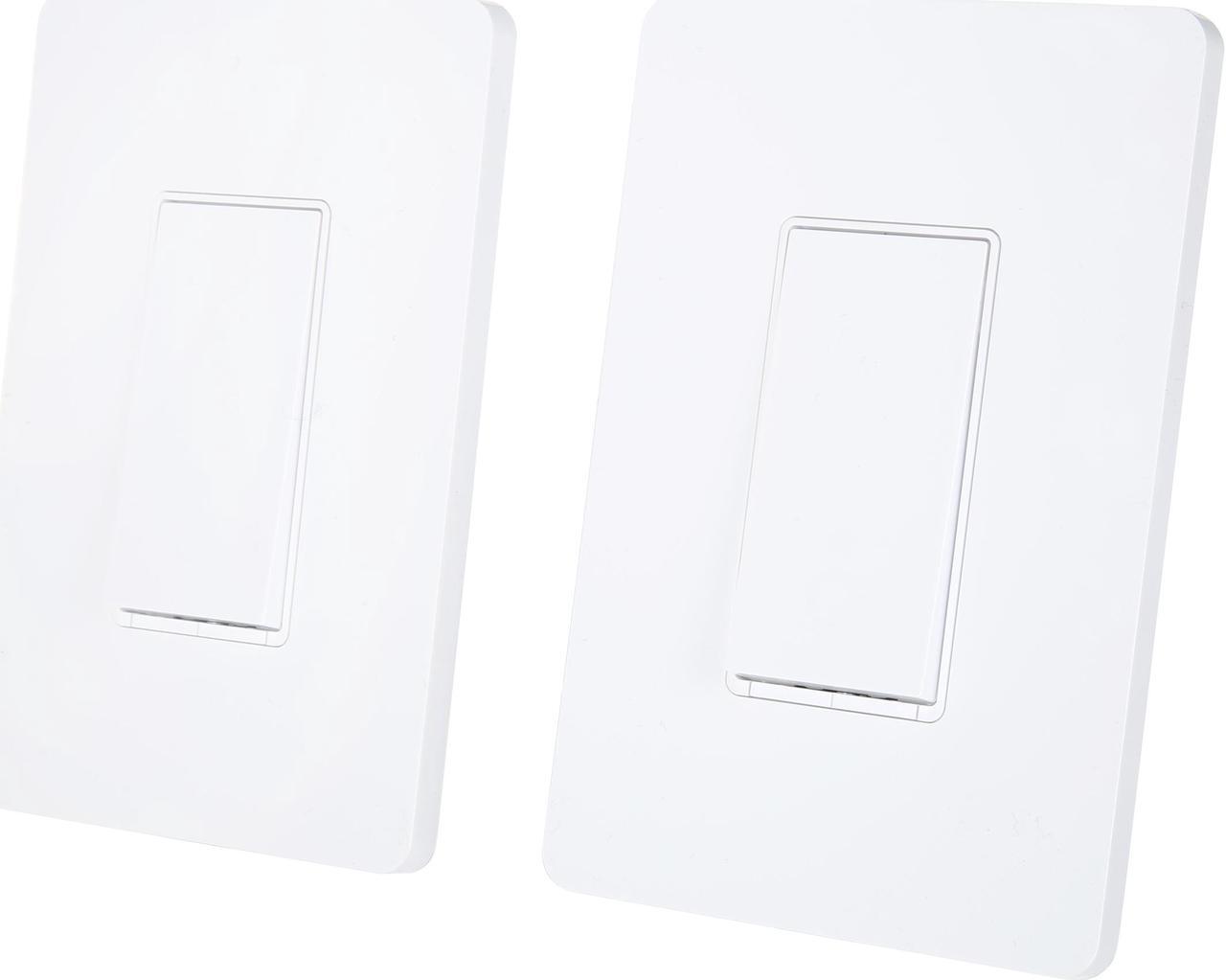 Main image of Kasa Smart 3 Way Switch HS210 KIT, Needs Neutral Wire, 2.4GHz Wi-Fi Light Switch works with Alexa and Google Home, UL Certified, No Hub Required, 2-Pack