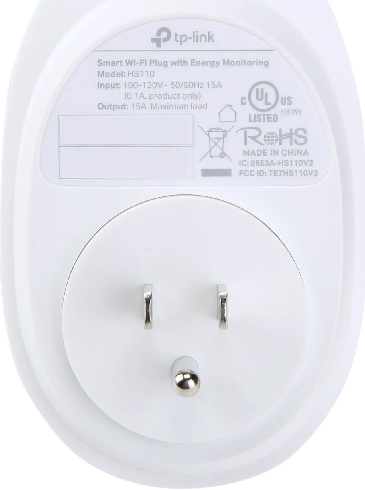 Alt view image 8 of 13 - TP-LINK HS110 V2 Smart Plug with USB Charging Port, Wi-Fi Enabled, Control Your Electronics from Anywhere, Energy Monitoring, Compatible with Google Home and Amazon Echo Alexa